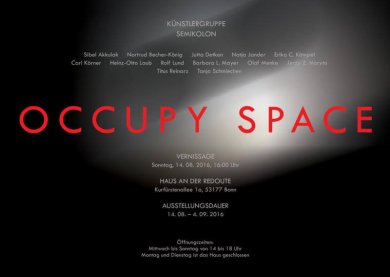 Einladung OCCUPY SPACE